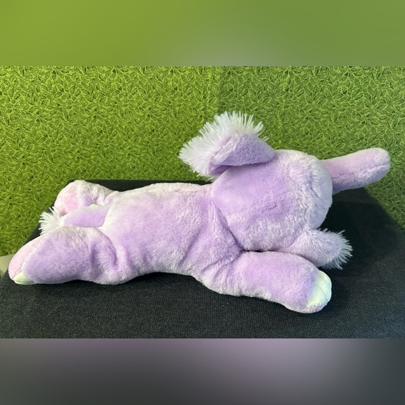 The Petting Zoo Plush Stuffed Purple Elephant 14” - Picture 3 of 8